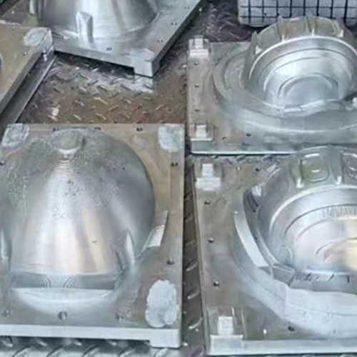 Mold for riding helmet