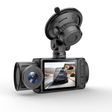 3-in-1 Car DVR 170° 1080p HD Dash Cam with Rear View