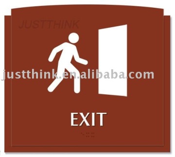 Professional Customized Acrylic Exit Sign FZ-HG-0415-2