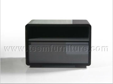 Popular one Drawer high glossy Night Stand On Sale SM-B12