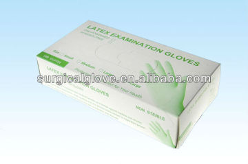 latex examination glove