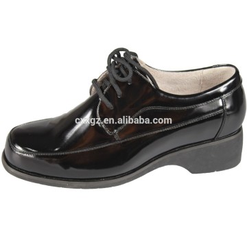 CHINA XINXING military army women ladies office wear genuine leather black shoes