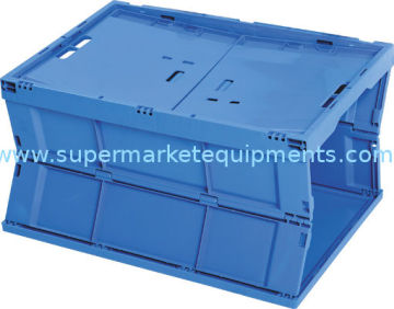 Folding Plastic Boxes Collapsible Design Eco-friendly With Long Life-span