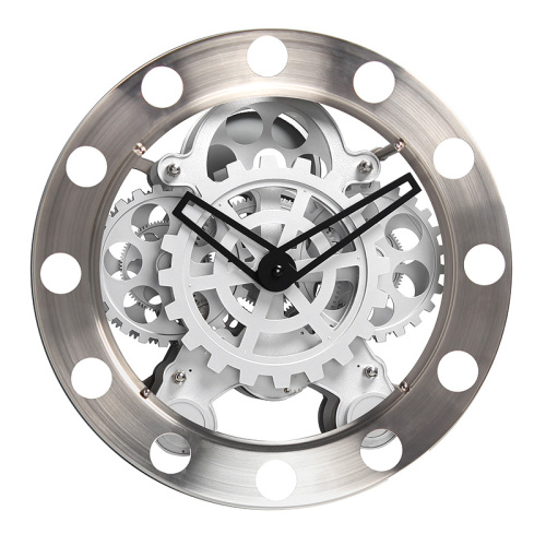 Large Size Gear Clock for Wall Decoration