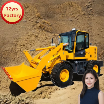 12yrs Factory 4 Wheel Drive Mini Wheel Loader 1.5ton 4wd Earth-moving Machinery