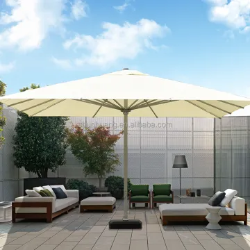 Custom Outdoor Aluminum Furniture Umbrella and Beach Parasol for Advertising