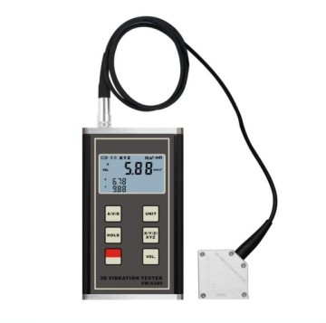 VM-6380 Equipo de prueba de vibración 3D portátil con sensor de acelerómetro