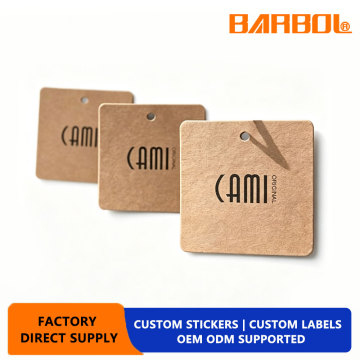 Single Independent Hang Tag Card