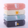 Baby Face Towel 100% cotton Fabric Anti-Bacterial Baby Washcloth Face towel Supplier