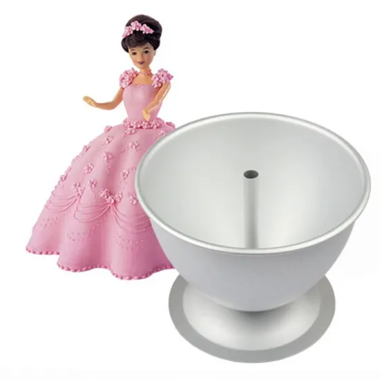Hot Sell Non-Stick Doll Shape Cake Mold Aluminum Decorating Tools