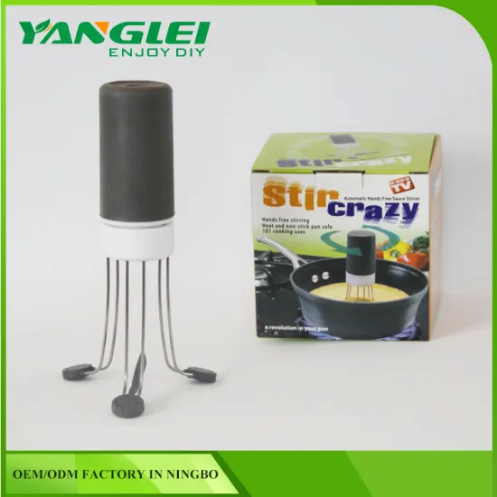 Stir Crazy Triangle Quick Sauce Stirrer Electric Blender Automatic Cooking Mixer