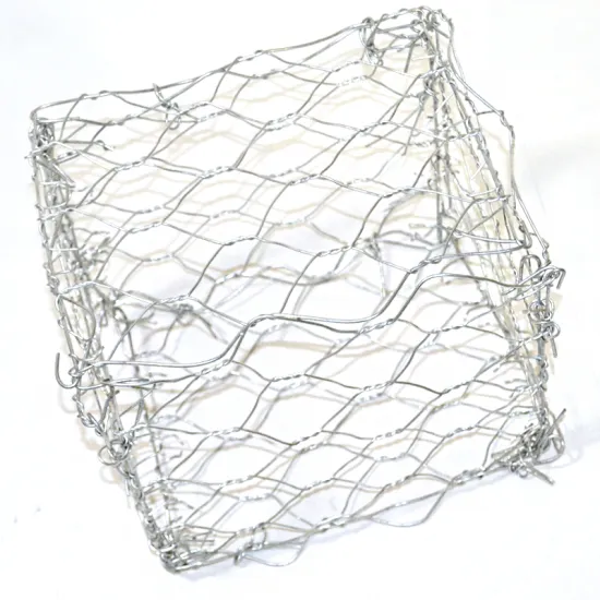 Gabion Basket: Metal Mesh Stone Cage for River Wall Construction
