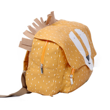 Cartoon Lion Style School Backpack for Children