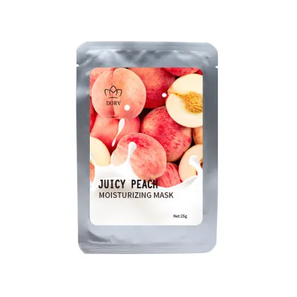 Korean Moisturizing Anti-Wrinkle Fruit Face Sheet Mask - Peach Facial Mask