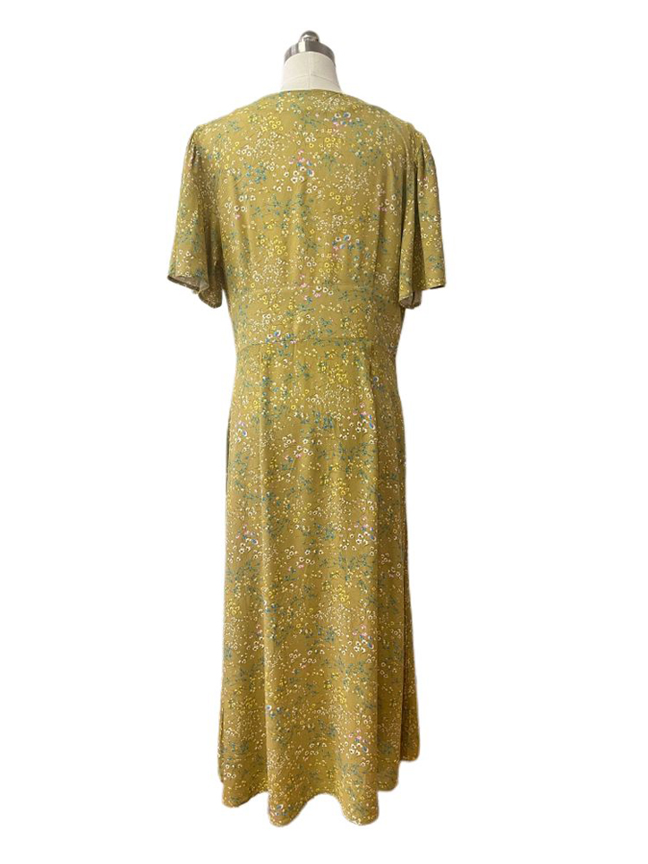 Ladies Floral-print Midi Dress