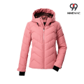 Chaqueta aislante de esquí acolchada para mujer con estilo