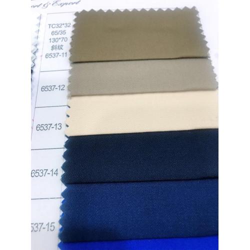 TC32 * 32 65/35 130 * 70 Twill Dyed Fabric