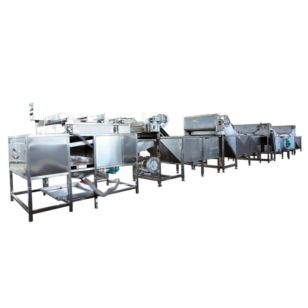 Hen Egg Boiling Shelling Line