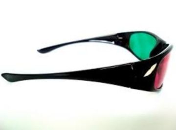 Metal Frame Tac Lens Red Green 3d Glasses High Definition 4c Printing
