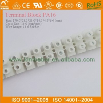 Electric Screw Clamp Terminal Block Wire Connector PA16