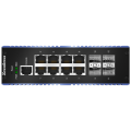 4 SFP 8 Port RJ45 Gigabit Managed Switch