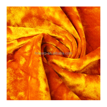 Warp Knitted Ice Stretch Velvet Polyester Spandex Fabric for Clothing
