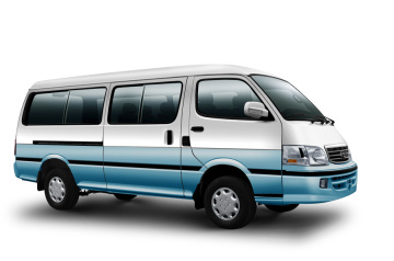 Jincheng 11 Seats Euro II Turbo Diesel Semi-High Roof Long Minibus (GDQ6531A1)