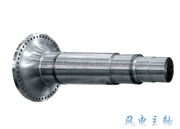 Forging steel main shaft for turbine