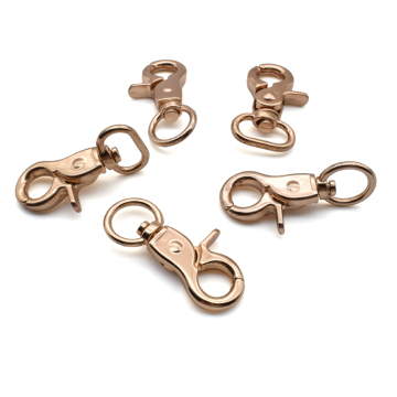 Wholesale Gold Buckle Keychain Accessories, Handbag Straps, Clasps, Lobster Swivel Trigger Clips, and Metal Hooks