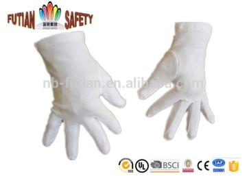 FTSAFETY 5008 cheap white 100% cotton etiquette inspector gloves of alibaba manufacturer