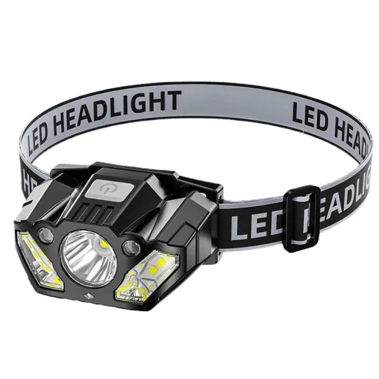 Goldmore4 Rechargeable Headlamp: 1200 Lumen Waterproof Head Light with 5 Modes