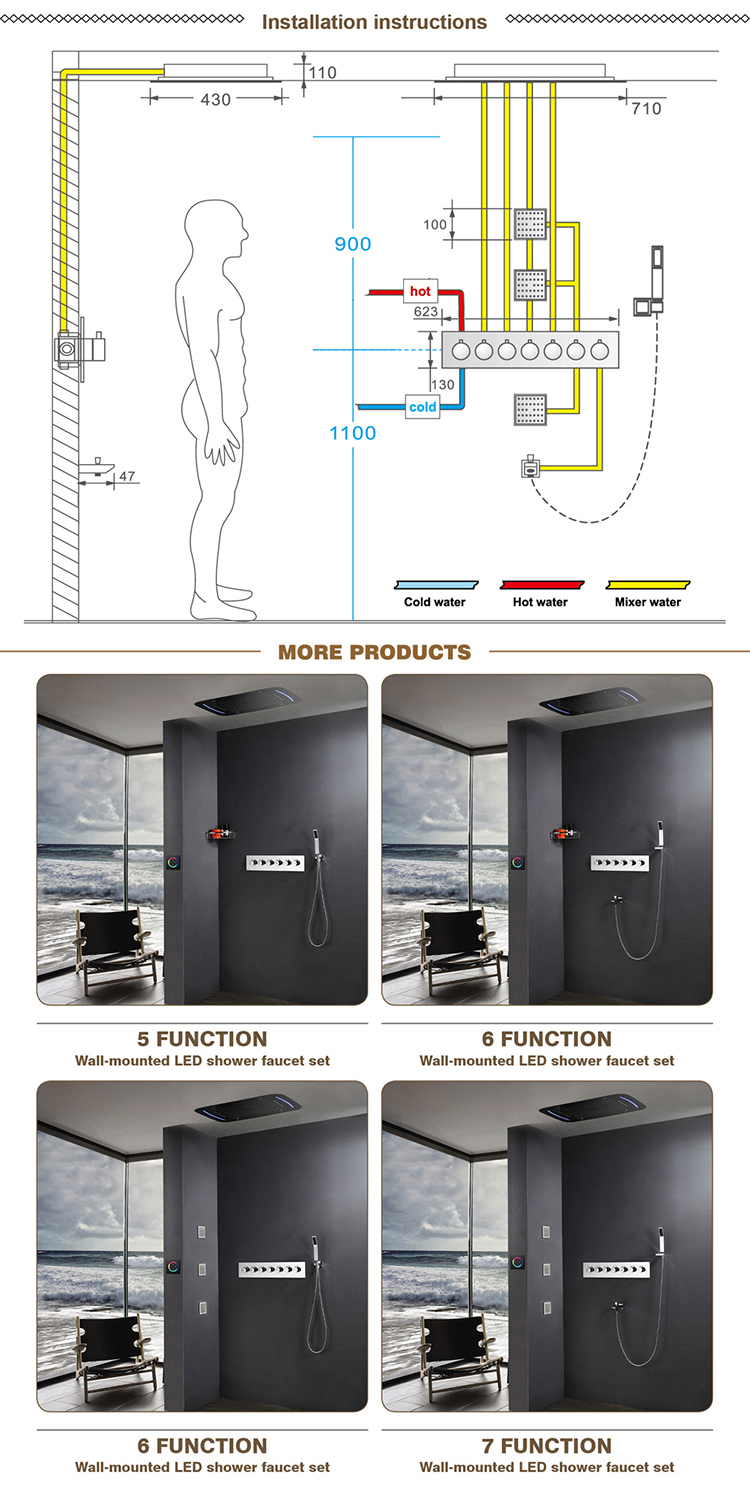 Shower Faucet Set