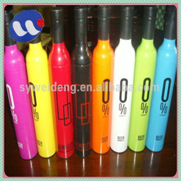 2013 fashion wine bottle 3 folding umbrella for promotion