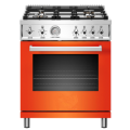 30 inch All Gas Range 4 Brass Burner Freestanding Gas Oven