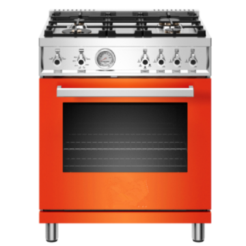 30 inch All Gas Range 4 Brass Burner Freestanding Gas Oven