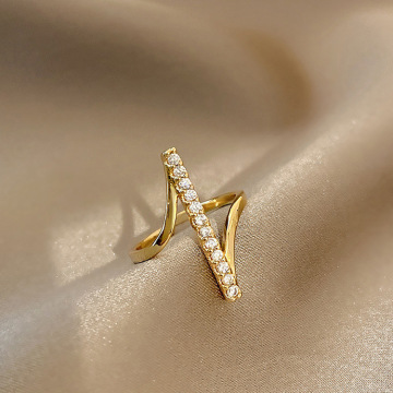 Wholesale Adjustable Geometric Diamond Rings for Women