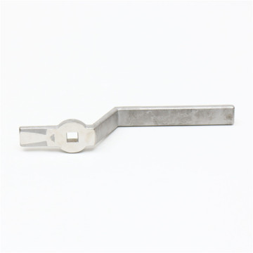 investment casting and cnc machined steel door handle