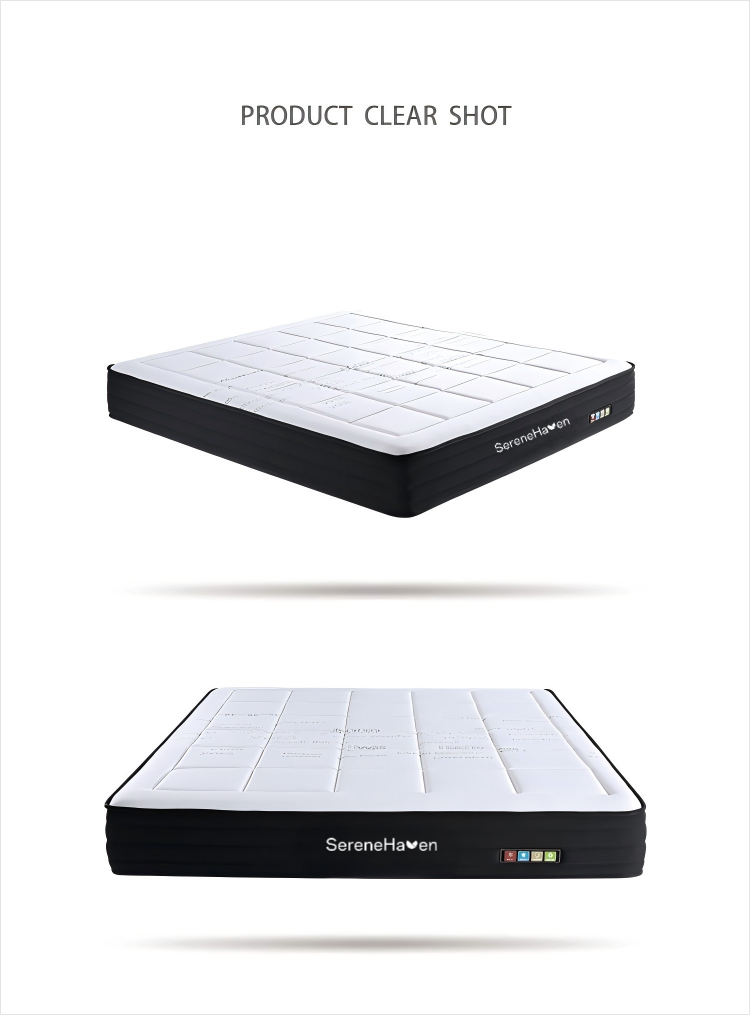 SereneHaven All-Season Foam Mattress - Dralon antibacterial cotton layer