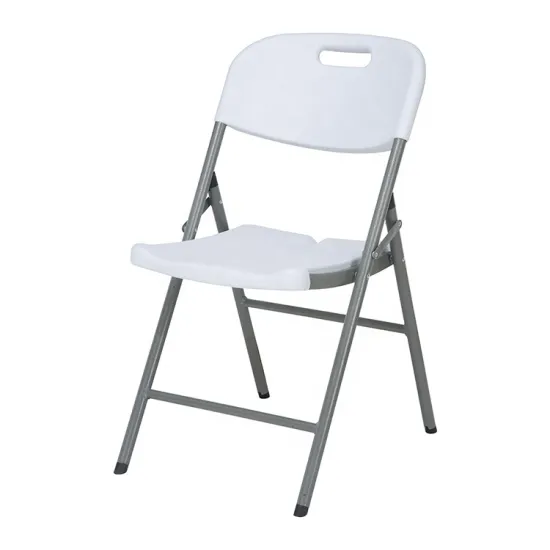 Cheap Lightweight Plastic Folding Chairs with Metal Frame for Outdoor Events