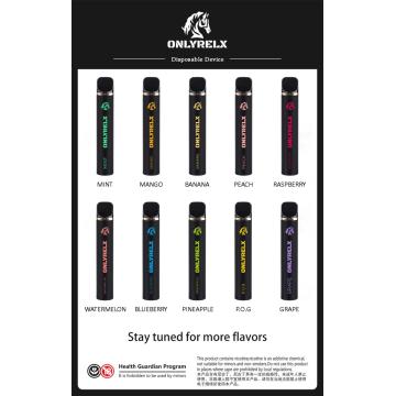 Hojaldres de vape desechables de alta calidad 1600puffs OnlyRelx