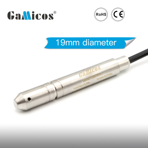  water Level Transmitter GLT530 Small Diameter 19mm Probe submersible pressure sensor Supplier