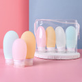 100ml 50ml empty cute silicone cosmetic shampoo leakproof travel bottle bottles set