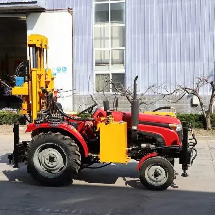 Mini Man Tractor Mounted DTH Water Well Drilling Rig for Sale