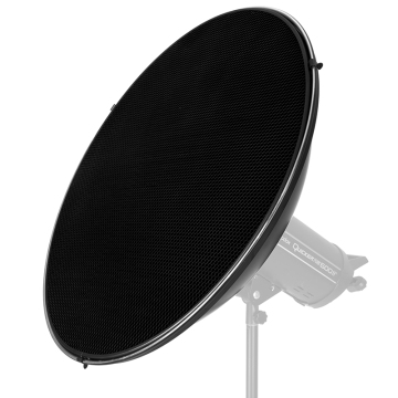 70cm Silver Bowens Mount Beauty Dish with Honeycomb Grid for Studio Flash