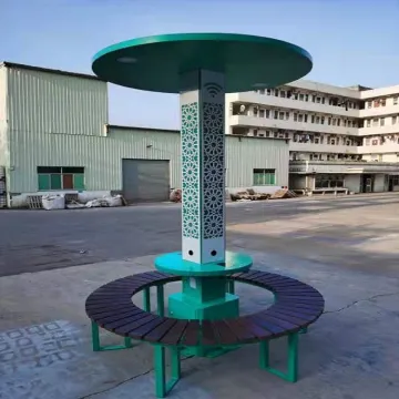 Outdoor LED Solar Smart Seat