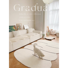 Ковер в форме инопланетян для гостиной-грязный