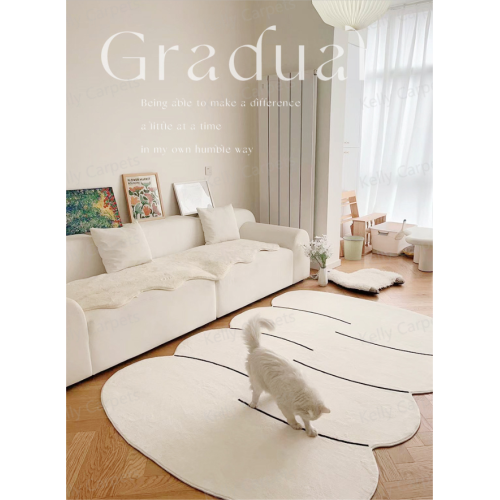 Ковер в форме инопланетян для гостиной-грязный