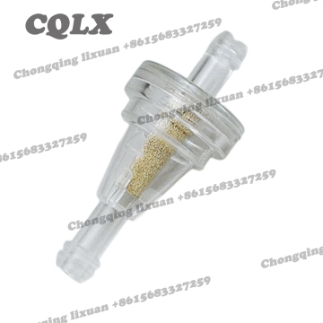 Universal Motorcycle Petrol Filter - Cone-Shaped Fuel Filter with Brass Insert for Kijima Oil Filter