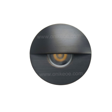 IP67 IK10 Stainless Steel Brass 2.5W 12V/24V Multi-Use Inground Exterior Recessed Light