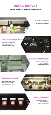 Cake Display Fridge Bakery Cooler Used Cake Shop Display Chiller